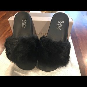 Franco Sarto Poland slip on sandals